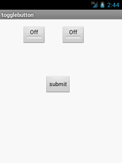 android toggle button example output 1
