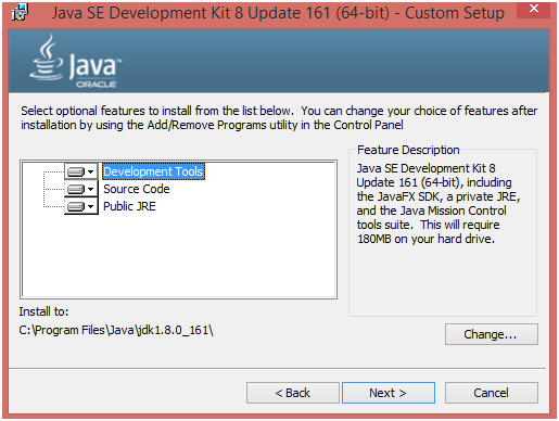 JavaFX Install JDK 1