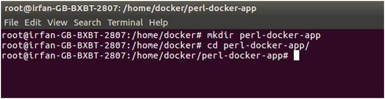 Docker Perl application 2