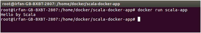 Docker Scala application 4
