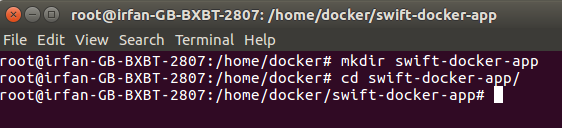 Docker Swift application 2