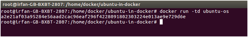 Docker Ubuntu application 4