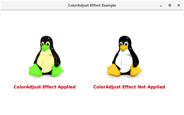 JavaFX ColorAdjust Effect