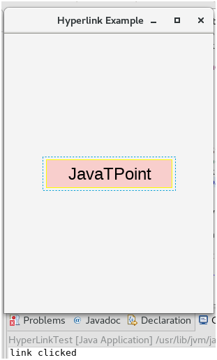 JavaFX HyperLink 1