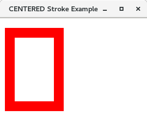 JavaFX Shape Properties Centered stroke Example