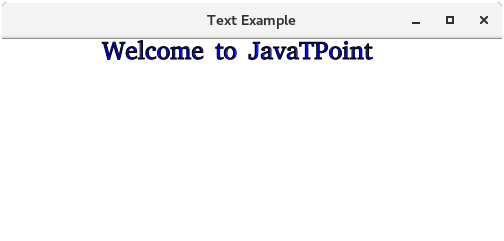 JavaFX Text 3
