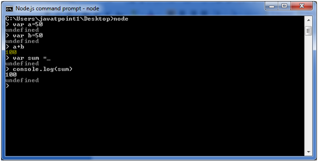 node.js repl 6