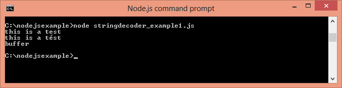 Node.js stringdecoder example 1