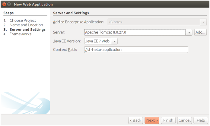 JSF Simple application 4